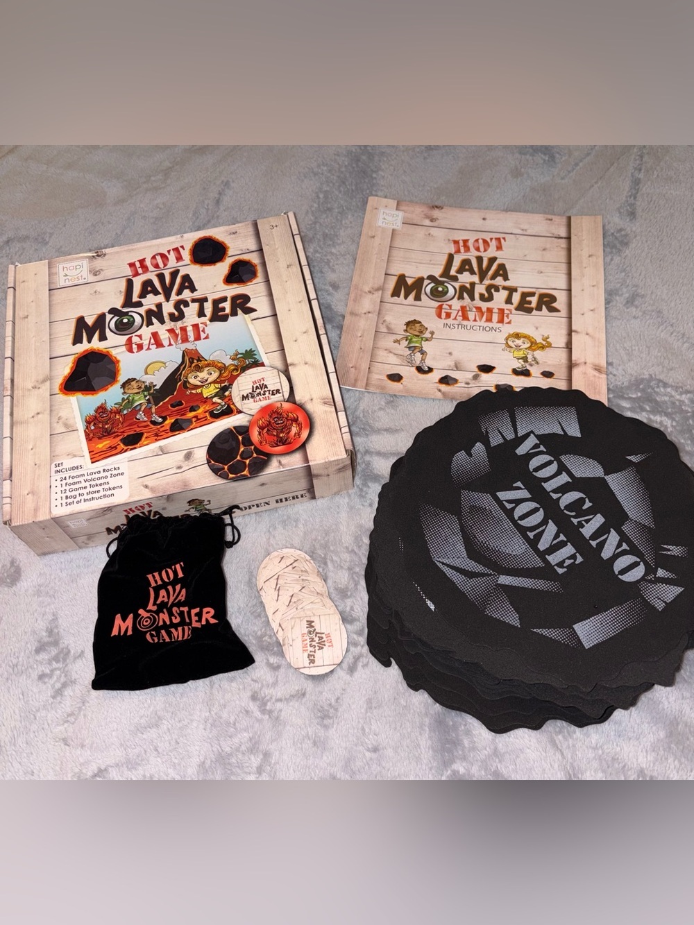 HOT LAVA MONSTER GAME AGES 3+ BRAND NEW IN THE BOX. THE FLOOR IS LAVA!